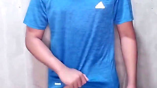 Young Latino Masturbates in His Room 2