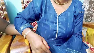 Tamil Housewife Bhabhi Fucks Husband Boss to Save Job - Loud Real Moaning & Big Natural Tits