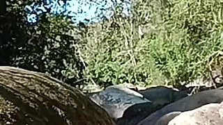 Naughty Girl Called Me to Go to the Waterfall