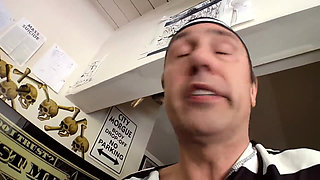 Cute Blonde in Sexy Lingerie With Big Tits Gets Fucked Hard by Three Guys at the Pool