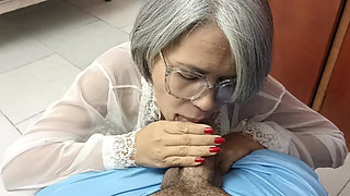 Seeing you at home without your wife is a great temptation, I love your cock, it's so delicious.