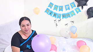 Bhabhi Surprised Brother-in-law on His Birthday and Gave Him Her Pussy as a Gift, Full Video
