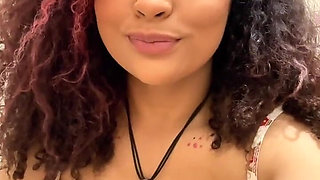 Curvy Latina Farting in Cute Pajamas