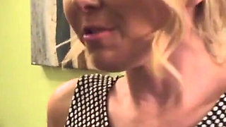 Two horny blondes fuck each other