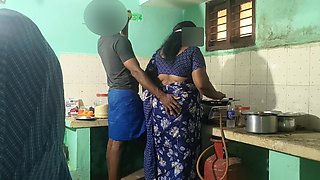 Bhavana Aunty Was Working in the Kitchen and Invited Me for Sex and I Had Sex with Him