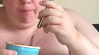 Saturday Night Takeaway Eating BBW SSBBW First Part