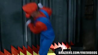 Brazzers - Mario and Luigi parody double stuff