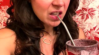 Hottest brunette solo webcam masturbation 2