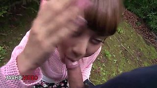 Anna Anjo Intense Outdoor Blowjob - Raw Asian Beauty Uncensored