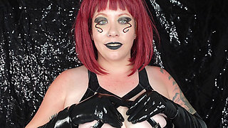 Weight Gain Curse From Demoness in Latex Gloves