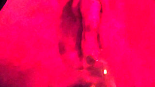 Musclemommy serves golden nectar in a glass