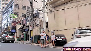 Big ass Thai teen gave a perfect blowjob