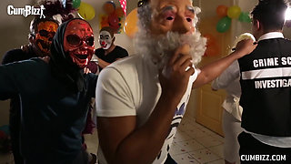 Dutch carnaval teen gangbang big cumloads