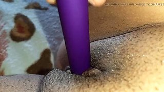 POV Teen Brunette Dripping Pussy & Swollen Clit Shaking from Intense Vibrator Orgasm