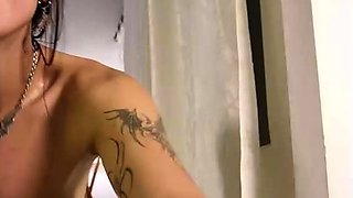 Shemale tranny solo masturbation scene