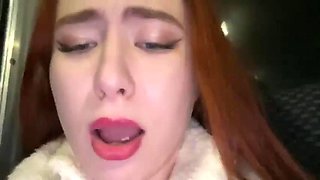 Eva Masturbates In the Bus