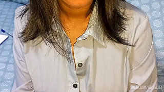 Delicious Student Doing Her Homework the Very Slutty Masturbates Very Rich Doing Porn for Her Math Teacher