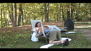 Best Outdoor Sex with Mature MILF Candi Annie Photo Shoot Goes Hardcore!