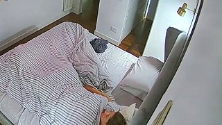 Blonde Italian milf riding her husband - IPCAM