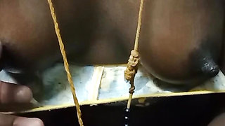 My Oiled Boobs Scream & Tormented in BDSM, Filmed by Tamil Cuck - IndianHotwifeX