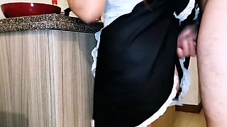 Big-Titted Asian Milf Inday's Rough Kitchen Fuck