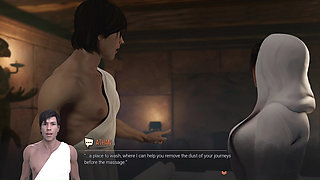 Sexy Queen Lara Cheating with a Servant and Getting Fucked, Visual Novel