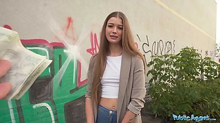 She so hardcore cute i almost jizz too early - public agent