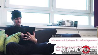 Public action with sexual Gabi Gold from Hot Dates Germany