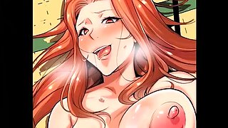 Curvy and cock hungry anime sluts rammed hard together
