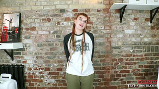 Emo Tattooed Teenager Bryla in Nude Video Casting Interview