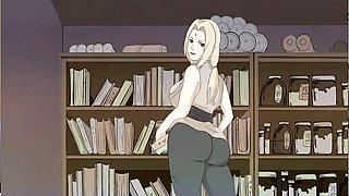 Living with Tsunade, could have had some fun here
