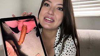 Amateur SPH femme teasing microdick