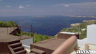 Mary enjoyed skinny dipping what ended up in having sex by the pool