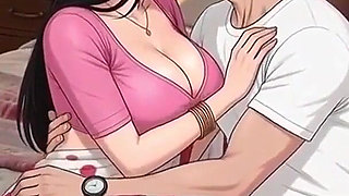 Desi Hot Puja Auntie Romantic Night - MILF