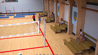 Taboo University #02 - Goth 18 Year Old Gives Me a Handjob in the Shower