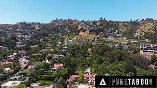 Penny Barber Caught Fucking Stepson with Exchange Student Lilly Bell - Rough Anal & Squirting Orgasms