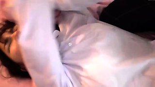 Horny Asian schoolgirl takes a cock on a wild trip to orgasm