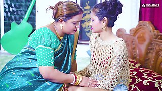 Desi Indian MILF Step Mom and Her Stepister Teach Her Step Daughter How to Sex Very 1st Time ( Full Movie )