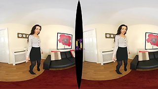 Classy Girl; Strip Solo Black Nylons Full Tits Perky Hard Nipples Teddy