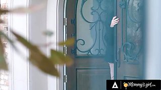 Secret Lesbian Strap-On Affair: MILF Housewife Valentina Nappi Fucks Katrina Colt Hard