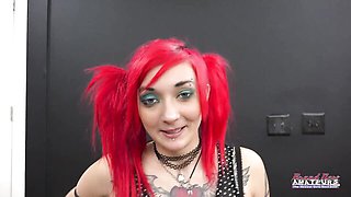 Femme's big cock scene by Brand New Amateurs