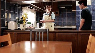 Cute amateur asian gives a wet blowjob