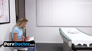 Perv Doctor Tricks Innocent Young Blonde Into Intimate Contact In His Office - Curly Hair, Ryan Mclane And Rusty Nails