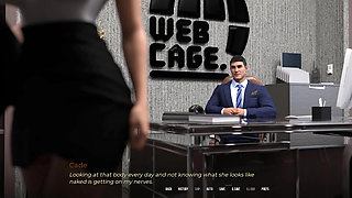 In Security: Cuckold Watches His Wife Getting Pounded Rough and Spanked by BBC in Her Office on the Desk - Episode 9