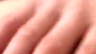 Milf over 60 gives a blowjob to an inexperienced young man who enjoys it