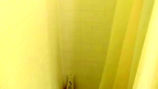 Amateur striptease and Solo masturbation