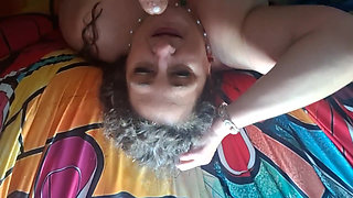 BBW Submissive Slut Roughly Face Fucked by BBC