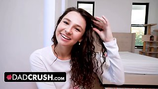 Stepdad can\u2019t believe how supreme his stepdaughter\u2019s innocent vulva perceives & how naturally she rides shaft