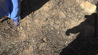 Mature farmers wife lets stepson cum on her hairy pussy