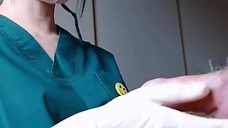 The Nurse Lady Is Inserted Into the Vagina and Anal Sex by the Patient and Cums Out of the Vagina 2